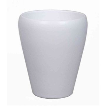 Conical vase for orchids NAZARABAD, ceramic, white matt, 6.7"/17cm, Ø5.5"/14cm Conical vase for orchids NAZARABAD, ceramic, white matt, 6.7"/17cm, Ø5.5"/14cm