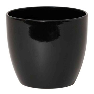 Ceramic pot for plants small TEHERAN BASAR, black, 2.4"/6cm, Ø3"/7,5cm Ceramic pot for plants small TEHERAN BASAR, black, 2.4"/6cm, Ø3"/7,5cm