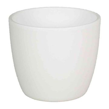 Ceramic pot for plants small TEHERAN BASAR, white matt, 2.6"/6,5cm, Ø3.3"/8,5cm Ceramic pot for plants small TEHERAN BASAR, white matt, 2.6"/6,5cm, Ø3.3"/8,5cm