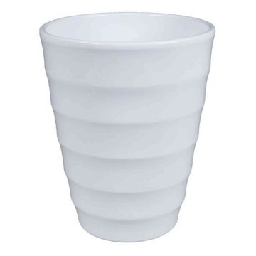 Ceramic flower pot IZEH for orchids, white, 6.7"/17cm, Ø5.5"/14cm Ceramic flower pot IZEH for orchids, white, 6.7"/17cm, Ø5.5"/14cm