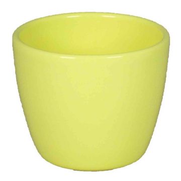 Ceramic pot for plants small TEHERAN BASAR, light yellow, 2.4"/6cm, Ø3"/7,5cm Ceramic pot for plants small TEHERAN BASAR, light yellow, 2.4"/6cm, Ø3"/7,5cm