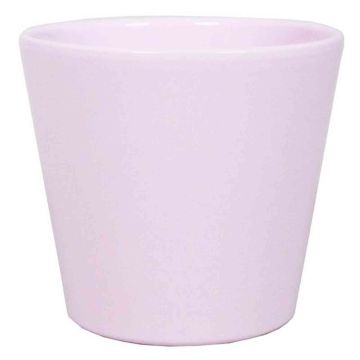 Ceramic pot for orchids BANEH, light pink, 4.9"/12,5cm, Ø5.3"/13,5cm