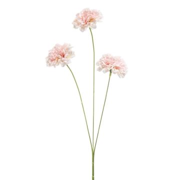 Artificial branch Carnation VILJA, pale pink, 20"/50cm
