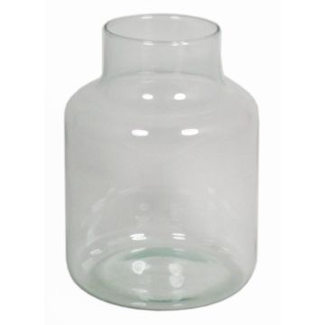 Glass table vase SIARA, clear, 8"/20cm, Ø6"/15cm