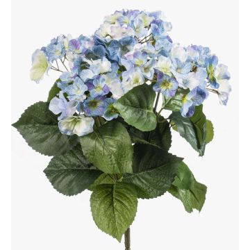 Artificial hydrangea JONE on stick, blue, 16"/40cm