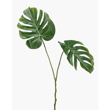 Artificial Philodendron Monstera Deliciosa branch AECIO, 20"/50cm