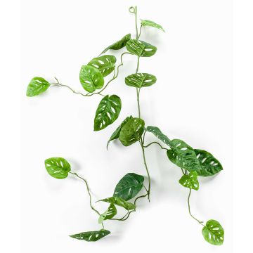 Artificial Philodendron Monstera Deliciosa Garland PUYA, 4ft/120cm