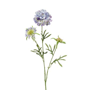 Silk flower scabiosa MONTIE, purple-blue, 30"/75cm