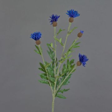 Artificial cornflower ORTIGO, blue, 24"/60cm