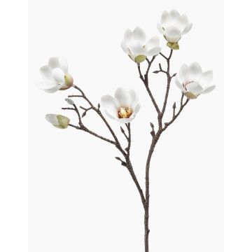 Faux flower Magnolia ANEU, cream, 26"/65cm