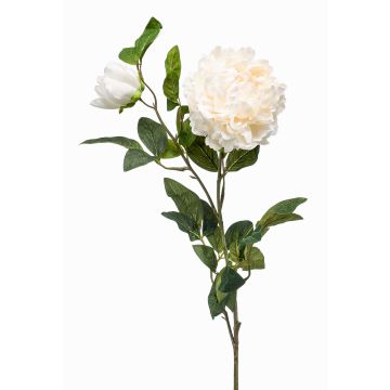 Fake peony ALEDIS, cream, 3ft/100cm
