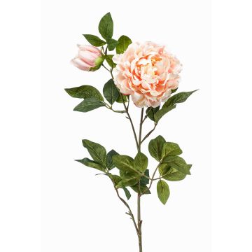 Fake peony ALEDIS, salmon, 3ft/100cm