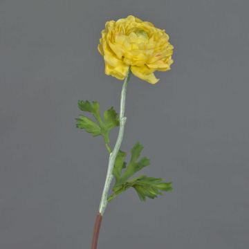 Faux flower Ranunculus ELORIO, yellow, 20"/50cm Faux flower Ranunculus ELORIO, yellow, 20"/50cm