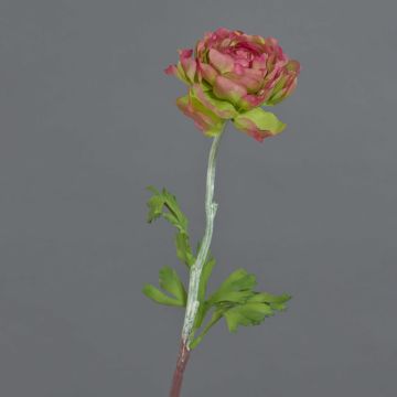 Faux flower Ranunculus ELORIO, pink-green, 20"/50cm Faux flower Ranunculus ELORIO, pink-green, 20"/50cm