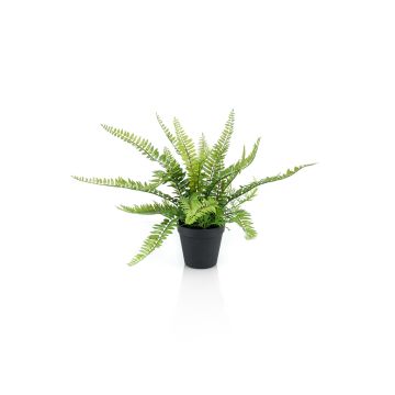 Plastic Boston fern MONTANES, green, 14"/35cm