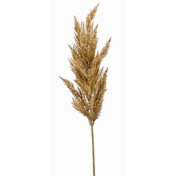 Artificial pampas grass panicle BATERNO, light brown, 3ft/90cm
