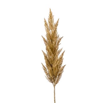 Artificial pampas grass panicle BATERNO, light brown, 4ft/115cm