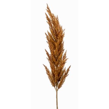 Artificial pampas grass panicle BATERNO, brown, 4ft/115cm