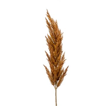 Artificial pampas grass panicle BATERNO, brown, 4ft/115cm