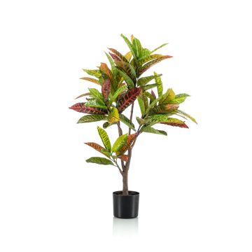 Artificial Garden croton ANELA, artificial trunk, colourful, 3ft/95cm Artificial Garden croton ANELA, artificial trunk, colourful, 3ft/95cm