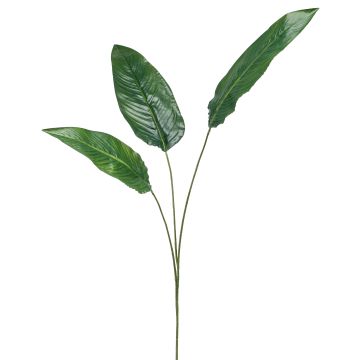 Artificial Strelitzia branch ALPHARD, green, 4ft/135 cm