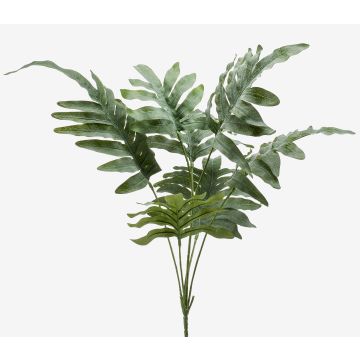 Artificial Phlebodium SCORPI on stick, green-grey, 26"/65 cm