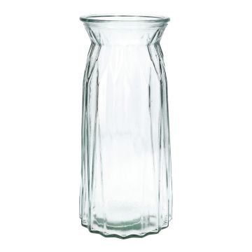 Glass Table vase RUBIE, clear, 24cm, Ø11cm