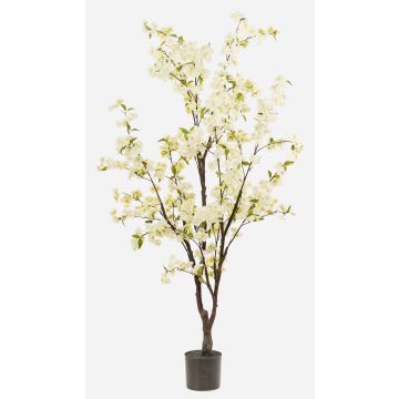 Artificial cherry blossom tree JANKFUN with blossoms, artificial trunk, white, 6ft/175cm Artificial cherry blossom tree JANKFUN with blossoms, artificial trunk, white, 6ft/175cm