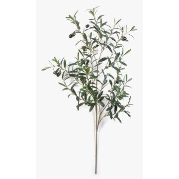 Artificial olive branch LORRIS, with fruit, green, 4ft/110cm Artificial olive branch LORRIS, with fruit, green, 4ft/110cm