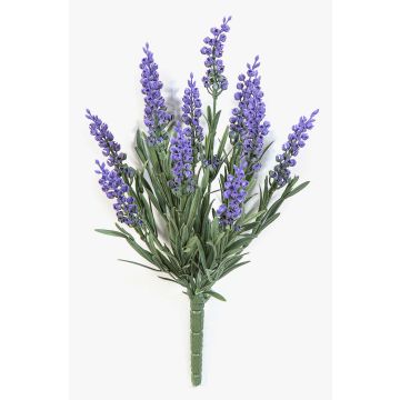 Artificial lavender SAFIRA on a stake, crossdoor, flame-retardant, purple, 35 cm