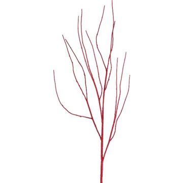 Decorative branch Dogwood BLORFEN, ruby red, 3ft/95cm