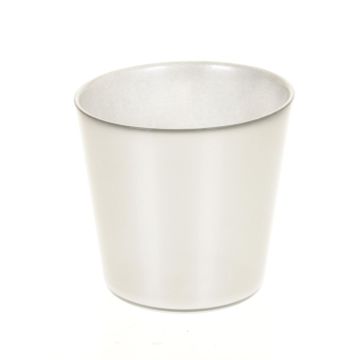 Plant pot ALENA, glass, silver, 4.9"/12,5cm, Ø5.2"/13,3cm Plant pot ALENA, glass, silver, 4.9"/12,5cm, Ø5.2"/13,3cm