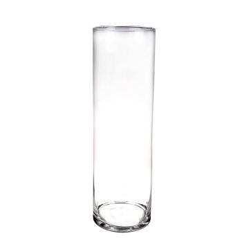 Cylinder glass vase SANYA AIR, clear, 20"/50cm, Ø6"/15cm