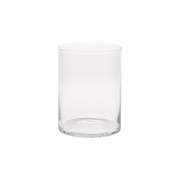Flower vase SANYA AIR, glass, cylinder, clear, 8"/21,5cm, &Oslash;5.3"/13,5cm