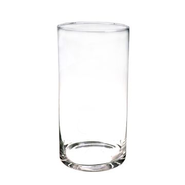Flower vase SANYA AIR, glass, cylinder, clear, 16"/40cm, &Oslash;7.5"/19cm