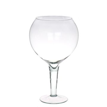 XXL DANSON Gin and Tonic decorative glass on a base, clear, 33cm, Ø19cm