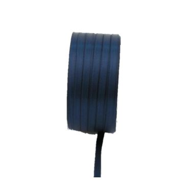 Double satin ribbon VIPKE, dark blue, 164ft/50m, 3mm Double satin ribbon VIPKE, dark blue, 164ft/50m, 3mm