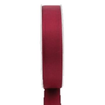 Polyester decorative ribbon WIARA, dark red, 164ft/50m, 25mm Polyester decorative ribbon WIARA, dark red, 164ft/50m, 25mm