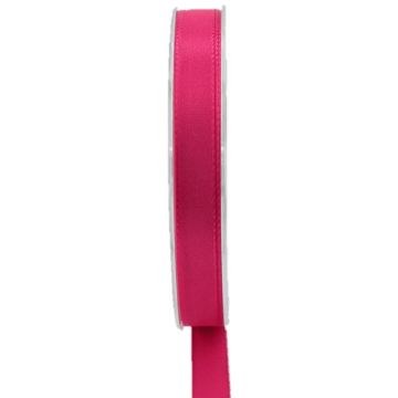 Polyester decorative ribbon WIARA, raspberry, 164ft/50m, 15mm Polyester decorative ribbon WIARA, raspberry, 164ft/50m, 15mm