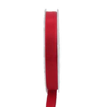 Polyester decorative ribbon WIARA, red, 164ft/50m, 15mm Polyester decorative ribbon WIARA, red, 164ft/50m, 15mm