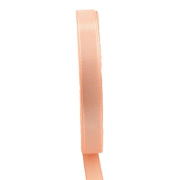 Polyester decorative ribbon WIARA, apricot, 164ft/50m, 15mm Polyester decorative ribbon WIARA, apricot, 164ft/50m, 15mm