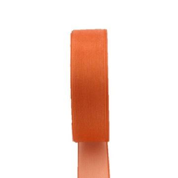 Organza ribbon OSNA, orange, 82ft/25m, 25mm Organza ribbon OSNA, orange, 82ft/25m, 25mm