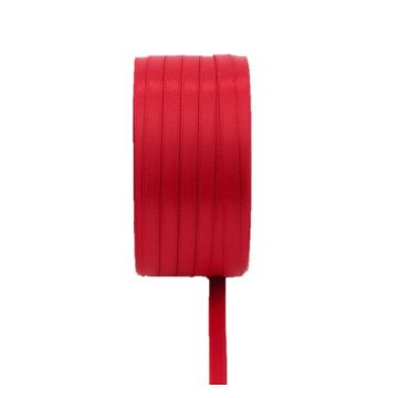 Double satin ribbon VIPKE, red, 164ft/50m, 3mm Double satin ribbon VIPKE, red, 164ft/50m, 3mm