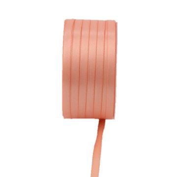 Double satin ribbon VIPKE, apricot, 164ft/50m, 3mm Double satin ribbon VIPKE, apricot, 164ft/50m, 3mm