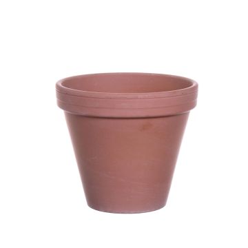 Plant pot DAPHE, terracotta, brown, 5.4"/13,6cm, Ø6.2"/15,7cm