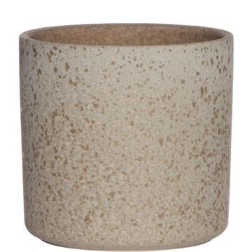 Planter ARAYA, ceramic, speckled, green, 4"/10cm, Ø4"/10cm Planter ARAYA, ceramic, speckled, green, 4"/10cm, Ø4"/10cm