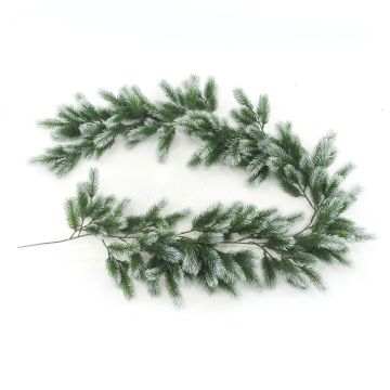 Artificial Fir garland PORI, frosted, 170cm, Ø25cm