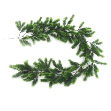 Artificial Fir garland PORI, green, 6ft/170cm, Ø10"/25cm