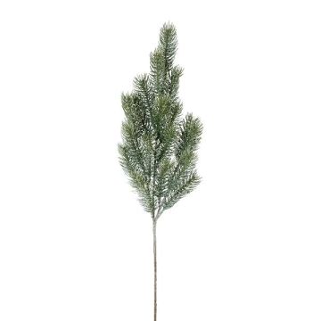 Decorative blue spruce branch SLOVAN, frosted, white-green, 24"/60cm Decorative blue spruce branch SLOVAN, frosted, white-green, 24"/60cm