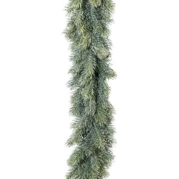 Artificial blue spruce garland YALVI, blue-green, 6ft/180cm